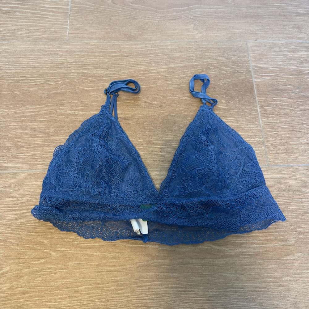 Farm Rio Blue Lace Bralette Size Medium